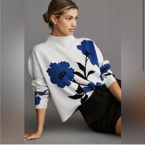 MAEVE Mock Neck Sweater